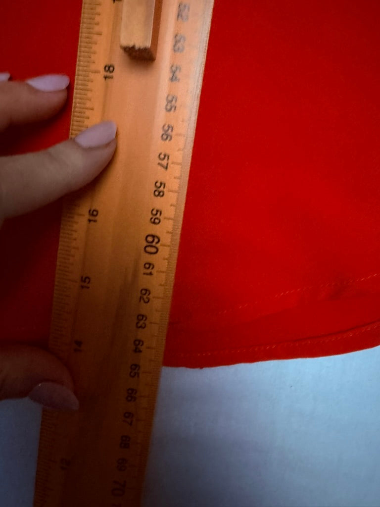 Lauren Ralph Lauren - Blouse - rood, V-uitsnede, licht getailleerd - M