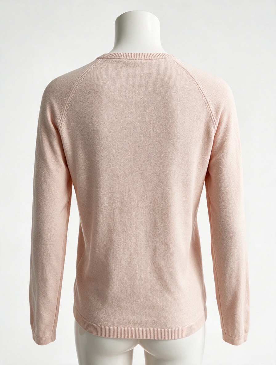Tommy Hilfiger - Trui - roze, V-hals, fijngebreid - XS