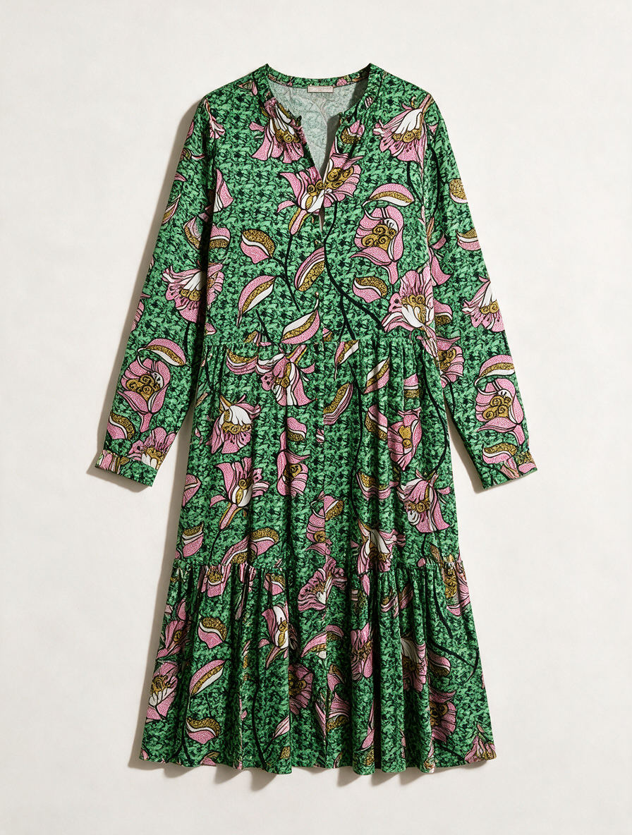 Lollys Laundry - Jurk - bloemenprint, maxi-lengte - S