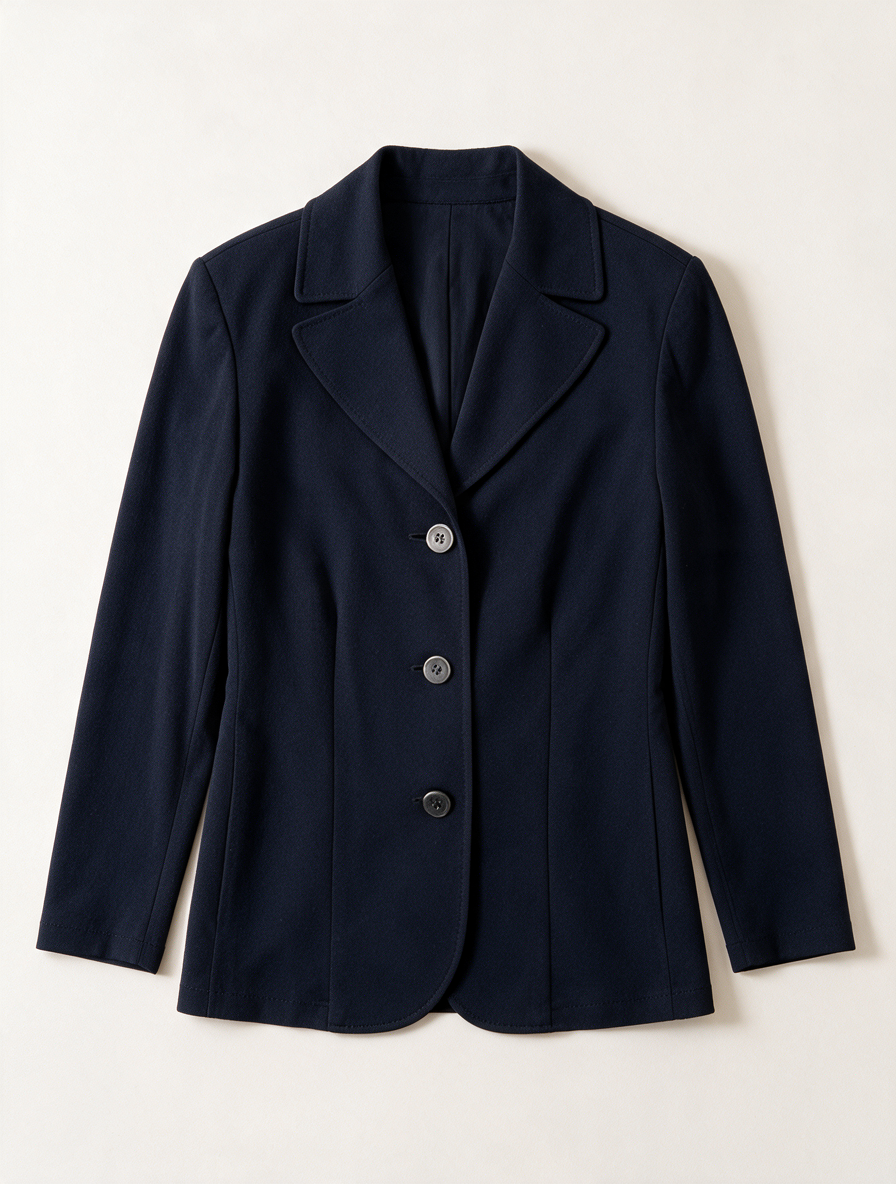 Sommermann - Blazer - donkerblauw, reverskraag, drie knopen - XL