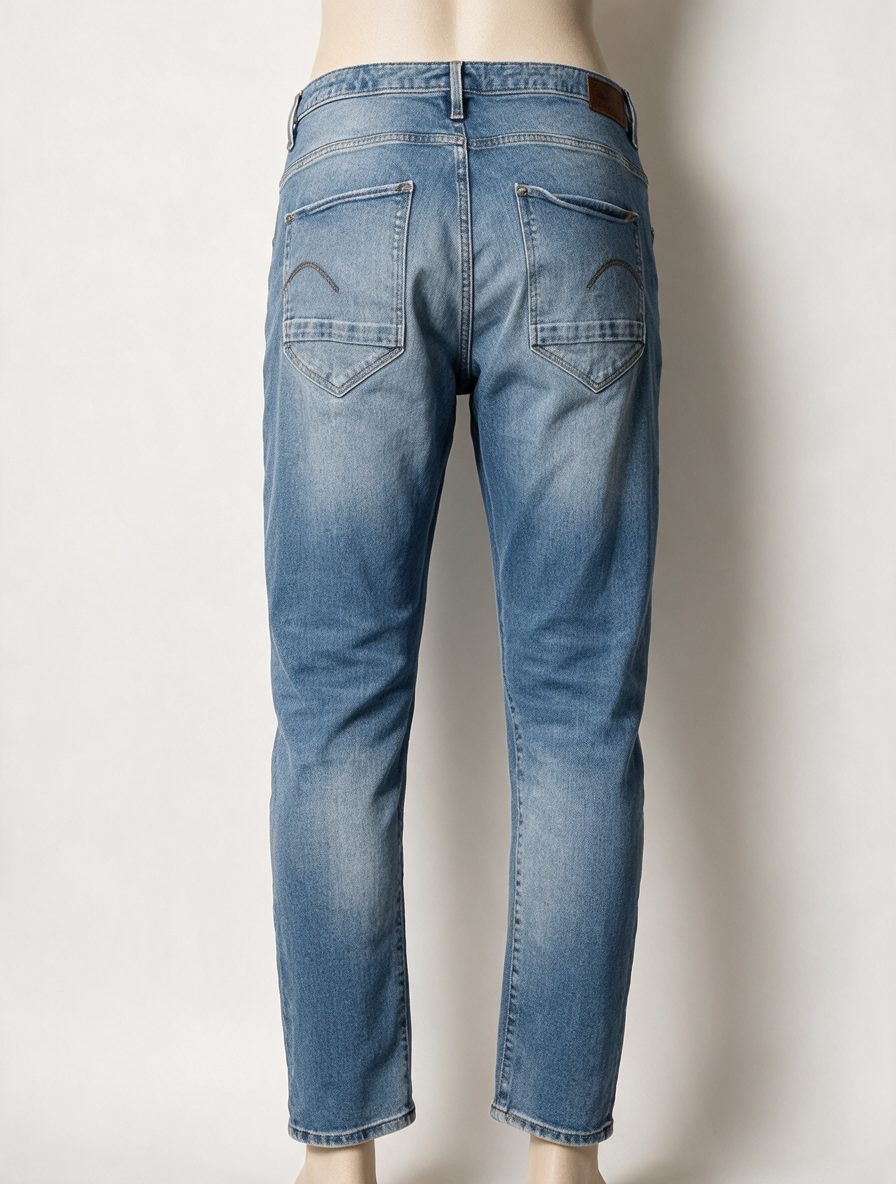 G-Star RAW - Broek - blauwe jeans, lichte wassing, relaxed fit