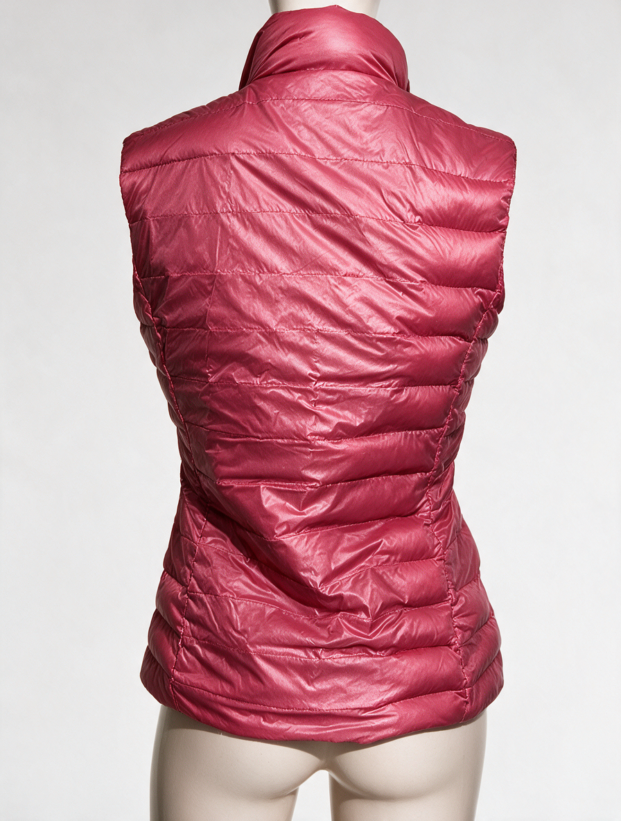 Tommy Hilfiger - Bodywarmer - roze, glanzende stof, gewatteerd - XS