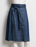 NATAN - Rok - blauw, denim, overslagmodel - 38 (FR40)