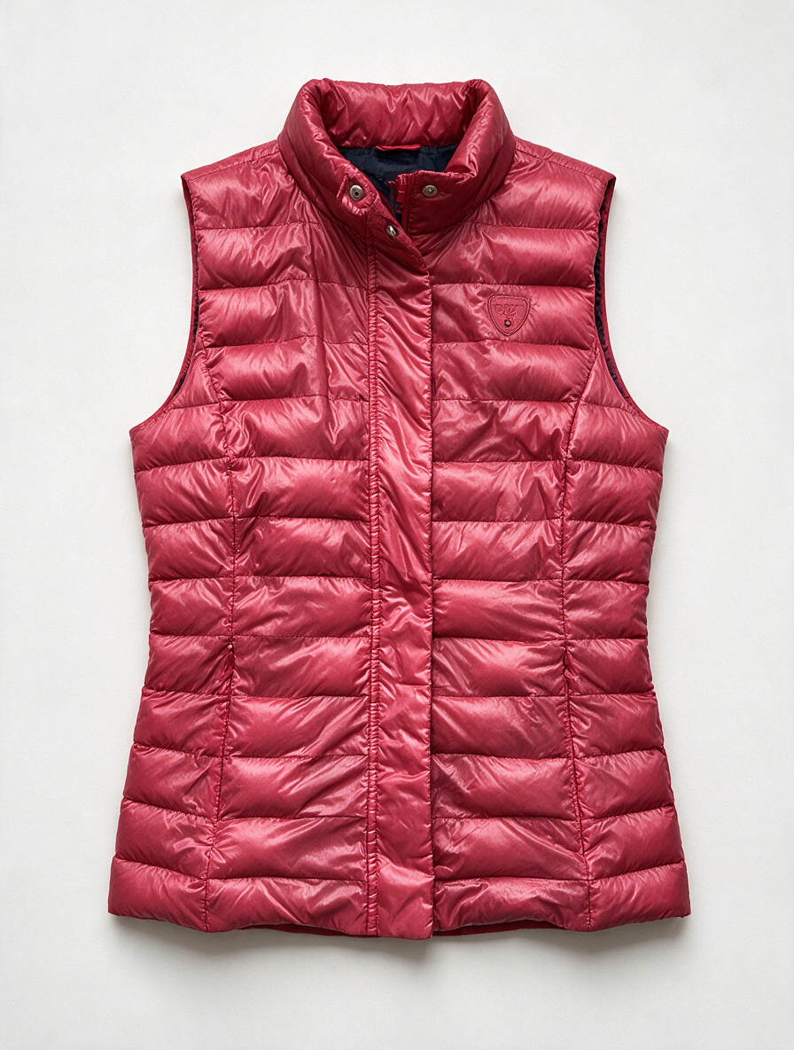 Tommy Hilfiger - Bodywarmer - roze, glanzende stof, gewatteerd - XS