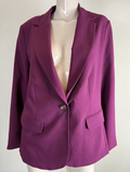MS Mode - Blazer - paars/roze, enkele knoopsluiting, reverskraag - XXL