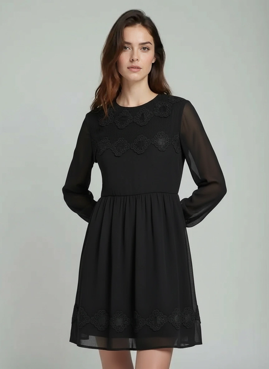 Ted Baker Jurk maat 3 zwart