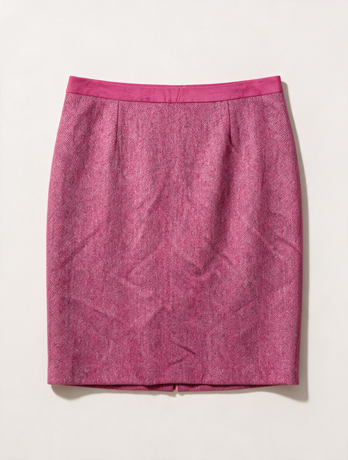 Boden - Rok - roze, kokerrok, visgraatpatroon - XL