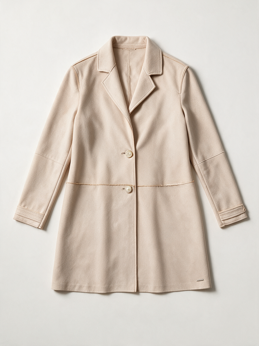 Rinascimento - Jas - beige, 2-knops knoopsluiting, reverskraag