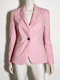 ZARA - Blazer - roze, reverskraag, 1-knoopsluiting - S