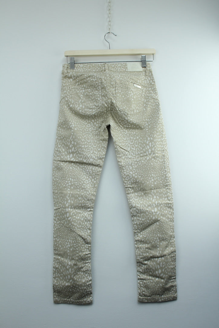 Liu Jo bedrukte beige jeans maat XS