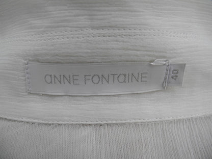 Anne Fontaine transparante blouse maat 40