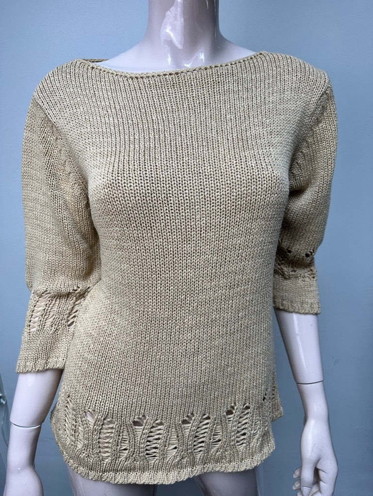 Passport Trui maat 40 beige