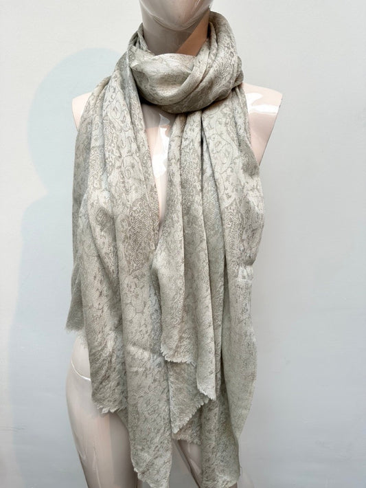 Cashmere Sjaal one size beige