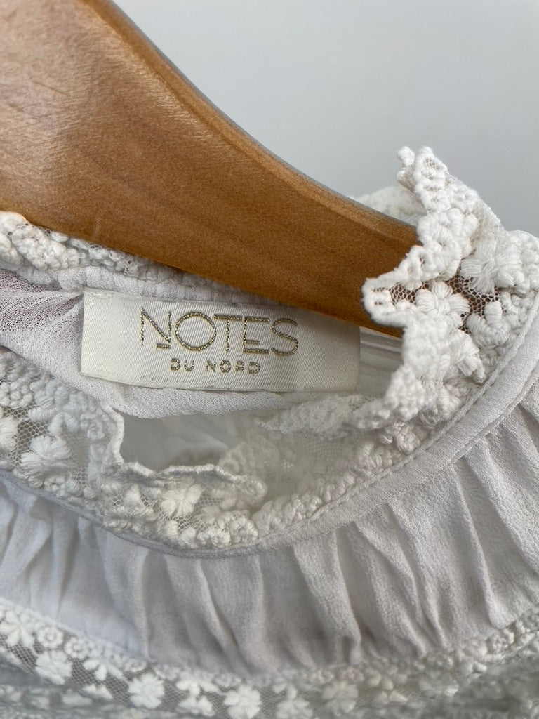 Notes du Nord kanten blouse maat 34