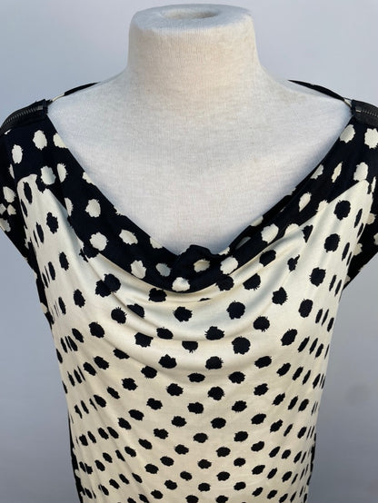 Diane von Furstenberg jurk polkadot maat 8