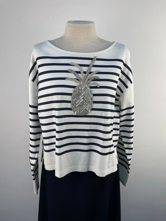 Dolce & Gabbana bretonse streep longsleeve shirt maat 42