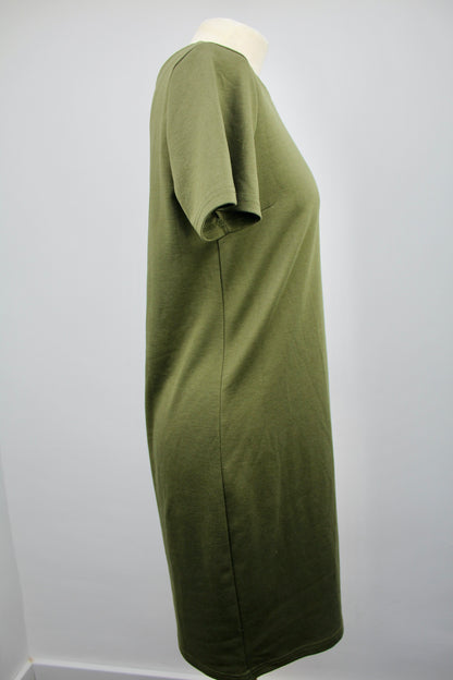 Vila basic khaki jurk maat M
