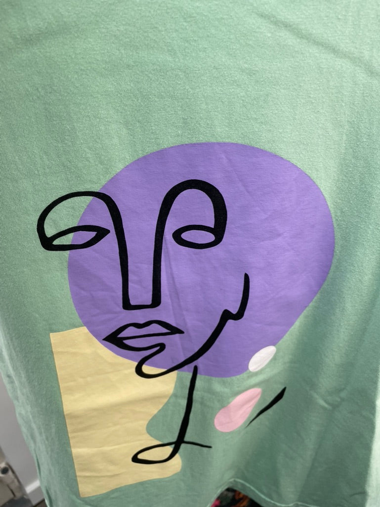 Lofty Manner groen t-shirt maat L