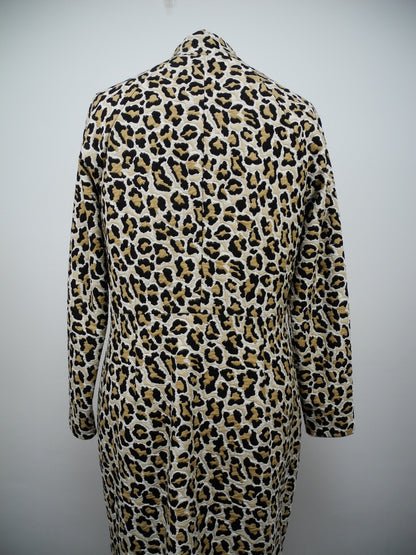 Vanilia luipaard print jurk met rits maat 42