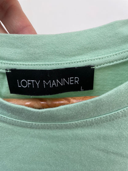 Lofty Manner groen t-shirt maat L