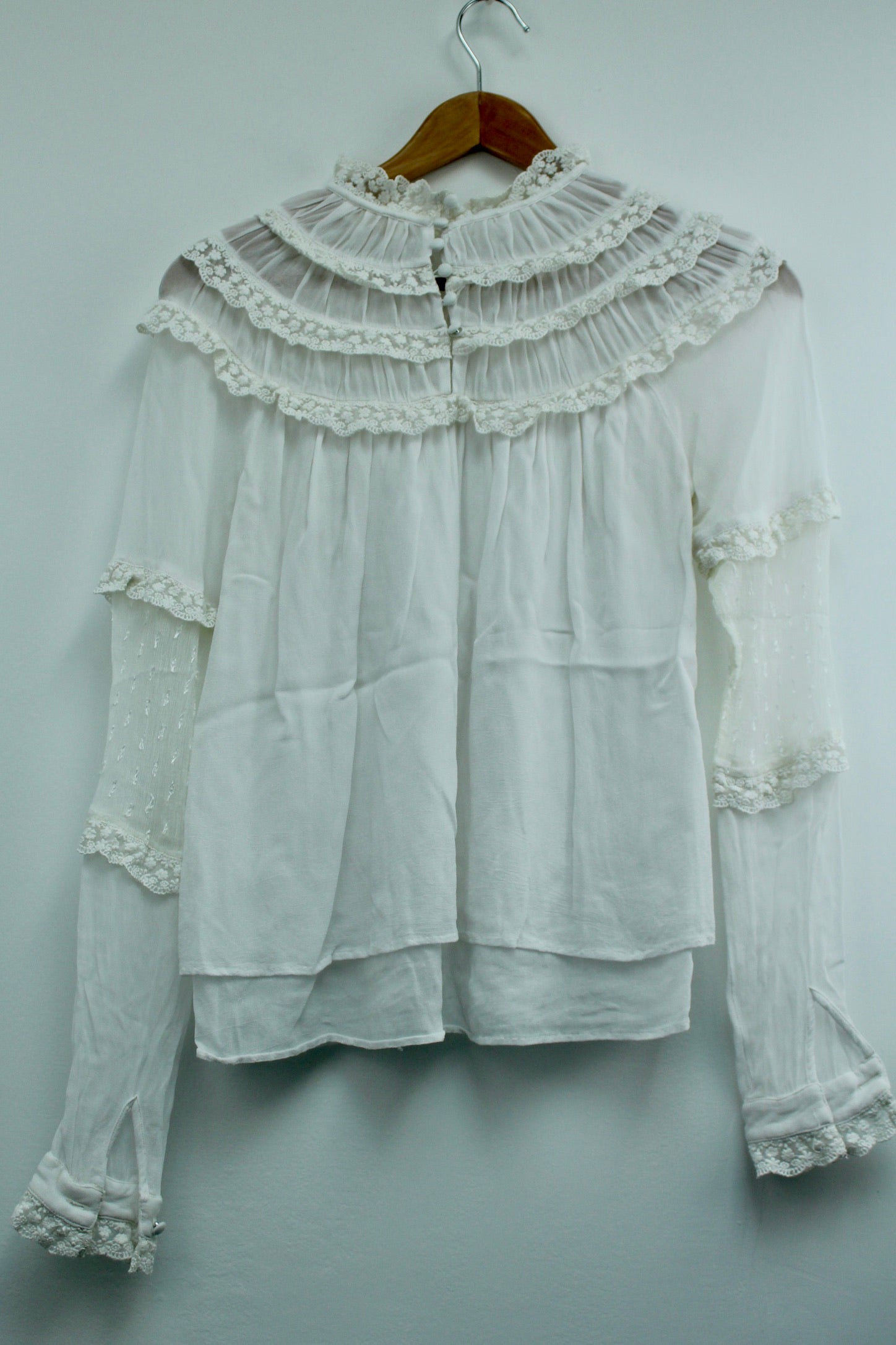 Notes du Nord kanten blouse maat 34