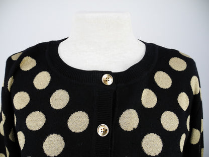 Moschino Boutique zwart vestje met stippen maat 42