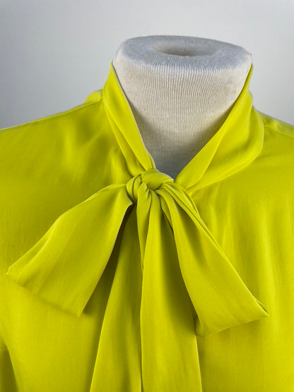 By Malene Birger gele blouse met strik maat 38
