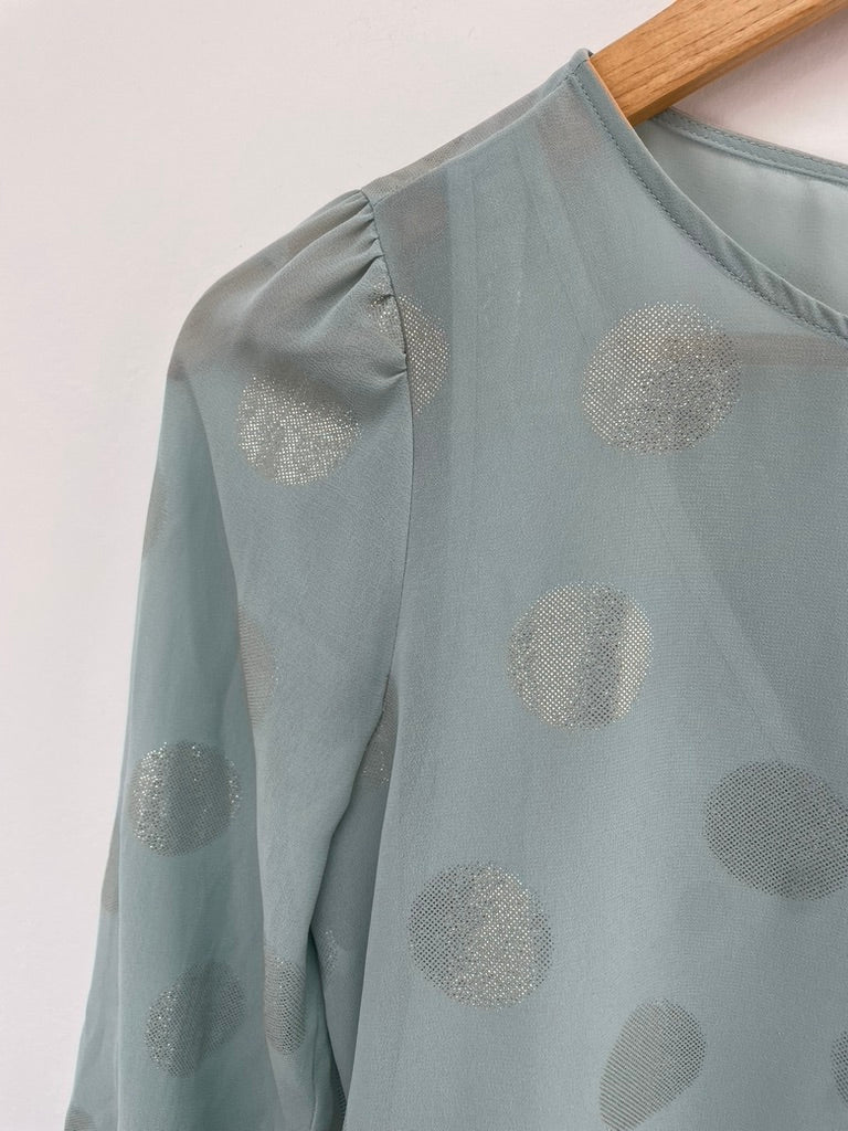 Selected Femme mintgroene blouse maat 36