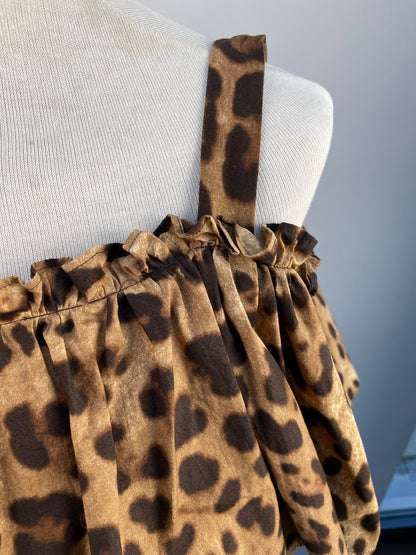D&G luipaard offshoulder top maat 40