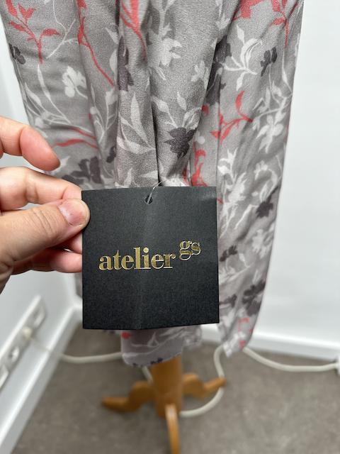 Atelier GS Grijze Blouse Maat 48