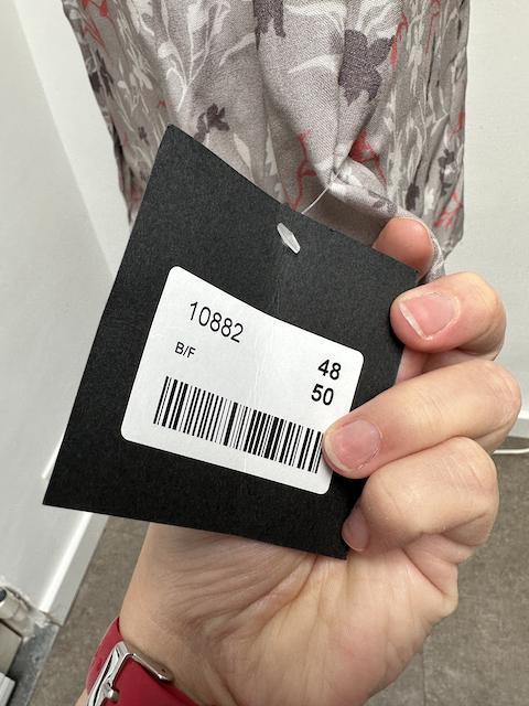 Atelier GS Grijze Blouse Maat 48