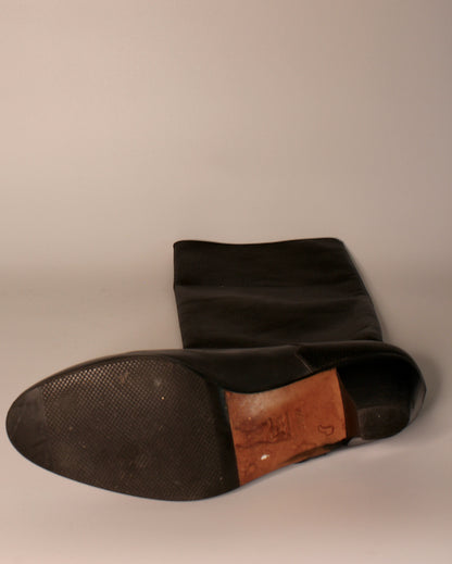 Vintage laarzen Vimark taupe/brons maat 38,5