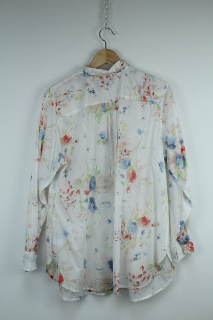 Ralph Lauren losse blouse floral print maat XL