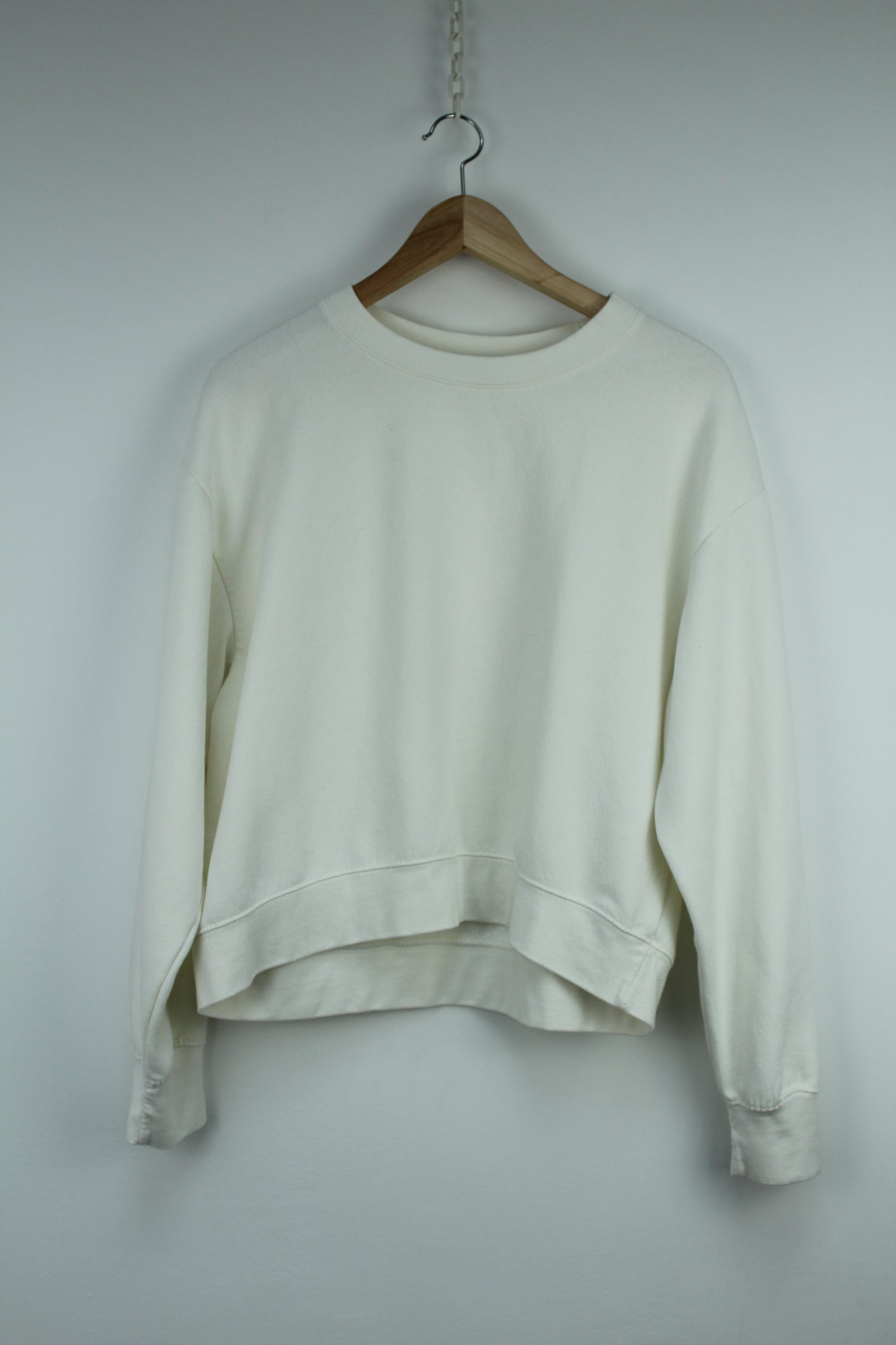 Zara crème witte trui sweater maat L