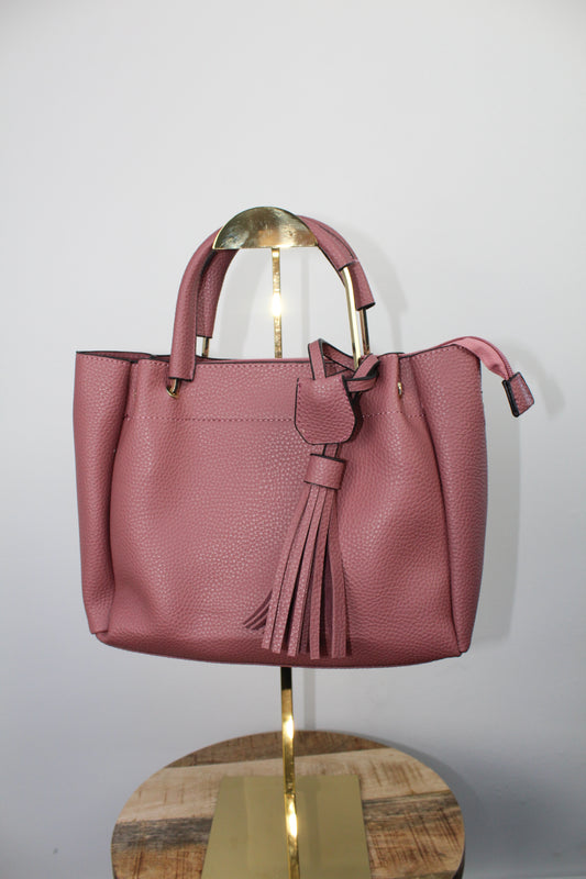 Klein roze crossbody/handtasje 2 in 1