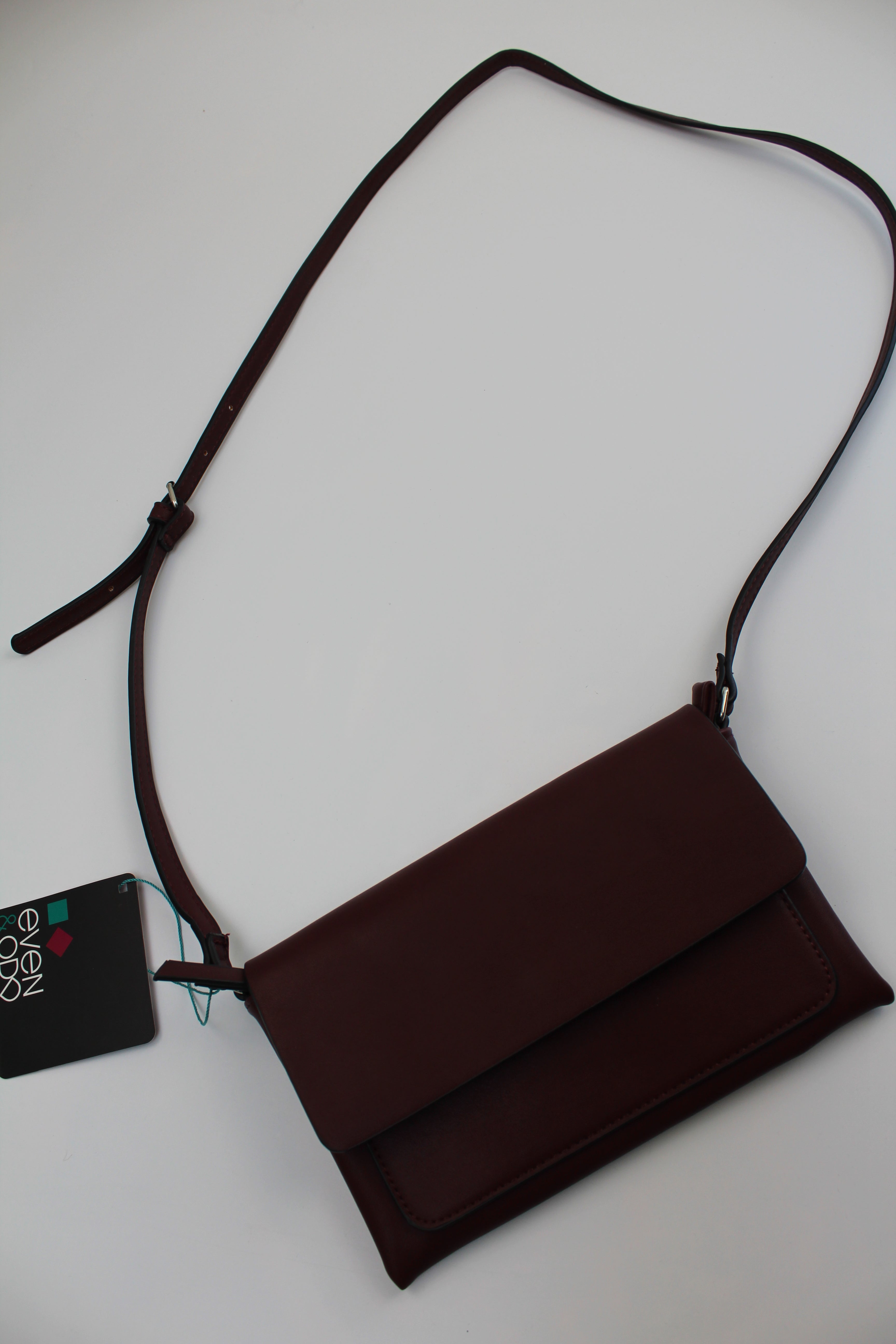 Even Odd nieuwe crossbody tas bordeaux Meisje met de parels