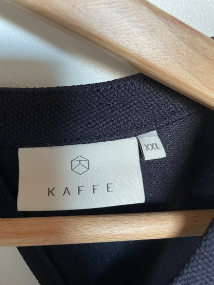 Kaffe jurk donkerblauw maat xxl